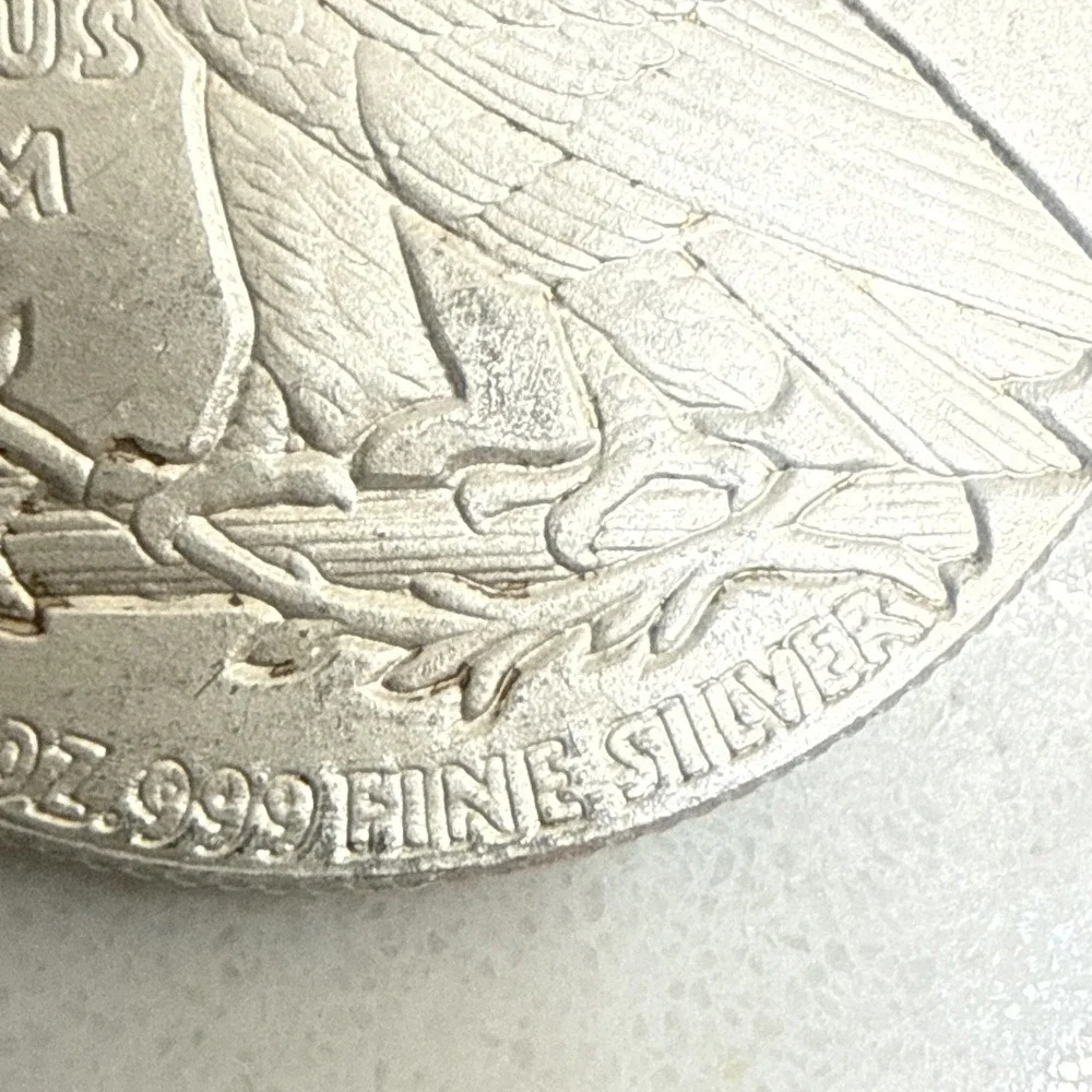 Incuse Indian Head 1/4 oz (7.8g) .999 Fine Silver Fractional Round Fast Shipping
